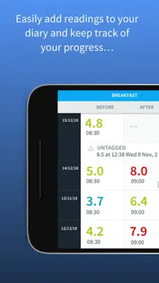 DBm-Health android App screenshot 2